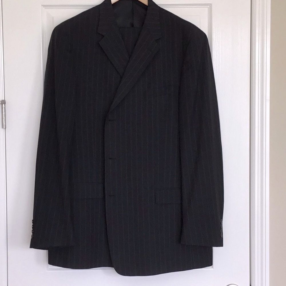Big_&_Tall pinstripe suit (jacket and pants)
